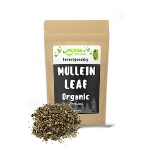 Getrockneter Verbascum Thapsus für Kräutermischungen, Königskerze Wellness Tee, Königskerze Kräuter