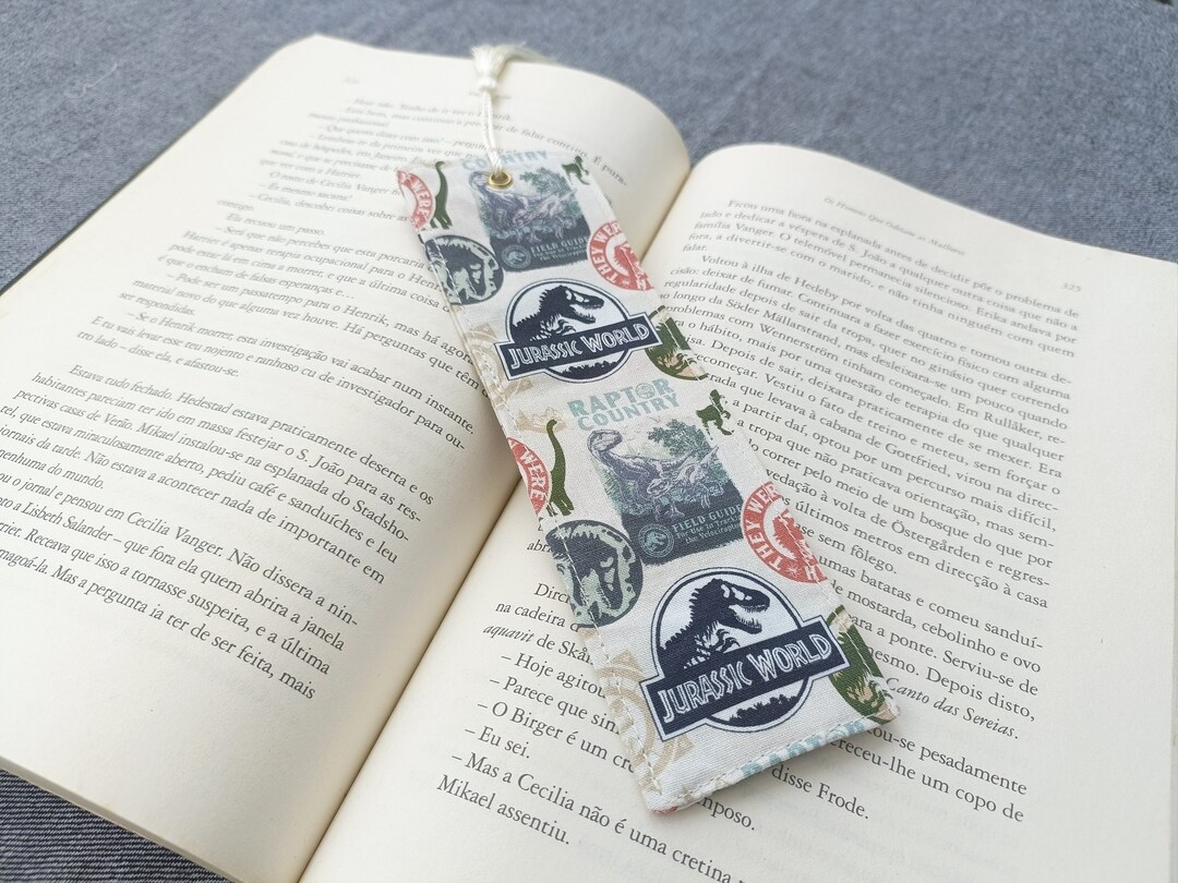 Jurassic Park Bookmark Jurassic Park Literary Gifts Jurassic - Etsy