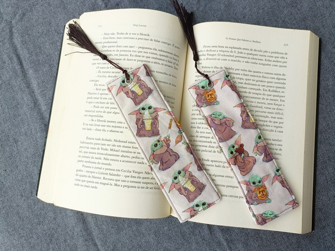 Baby Yoda Bookmark Baby Yoda Literary Gifts Baby Yoda for Booklover