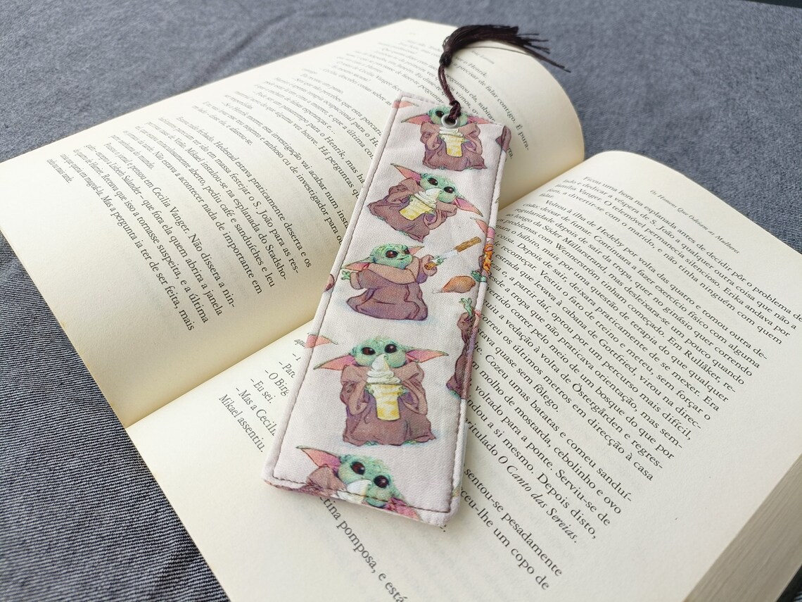 Baby Yoda Bookmark Baby Yoda Literary Gifts Baby Yoda for Booklover