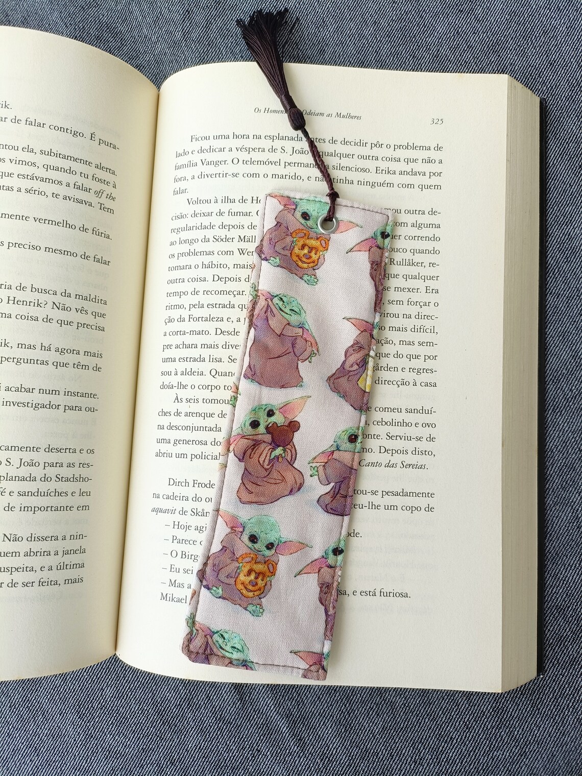 Baby Yoda Bookmark Baby Yoda Literary Gifts Baby Yoda for Booklover