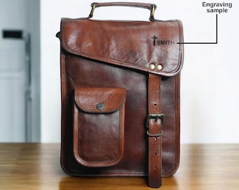 Woman Leather Bag, Leather crossbody bag, Leather shoulder purse, Leather satchel women men, Leather purse women, Gift for her, Gift for Men