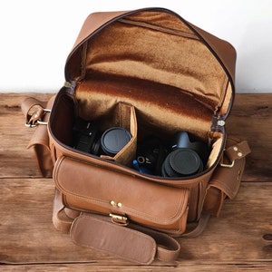 Sacoche personnalisée pour appareil photo pour femme et homme, sac messager pour appareil photo hybride, instantané et reflex numérique, sac bandoulière pour appareil photo