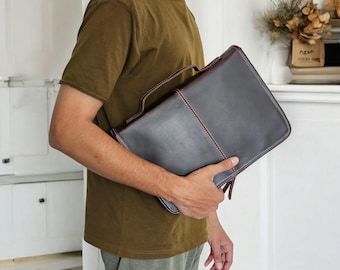 Personalized Buff Leather Bible Cover – Engraved Christian Gift