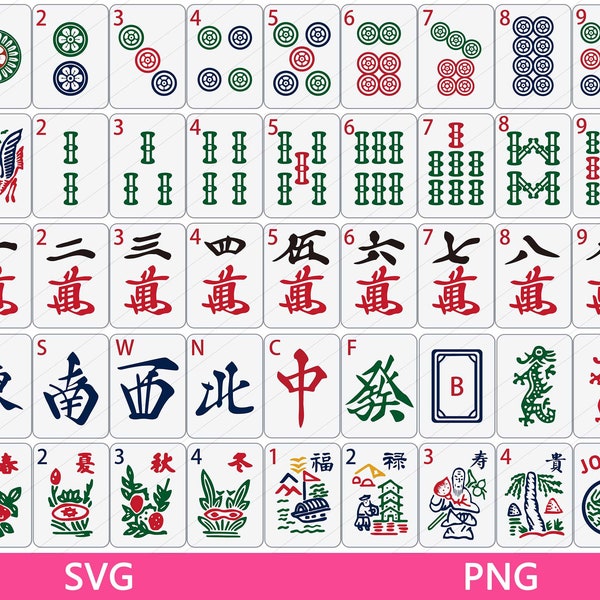 Full mahjong pattern SVG,American mahjong,American mahjong svg,mahjong logo,mahjong,mahjong set american,mahjong gifts