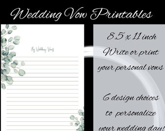 Bride Gifts/Marriage Gifts/Wedding Stationery/Digital Download/Printable/Wedding Journal/Eucalyptus leaves