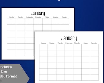 ADHD Planner giornaliero Calendario mensile stampabile ADHD Stampabili ADHD Pianificatore ADHD Planner ADHD Planner stampabile A4 Lettera USA PDF