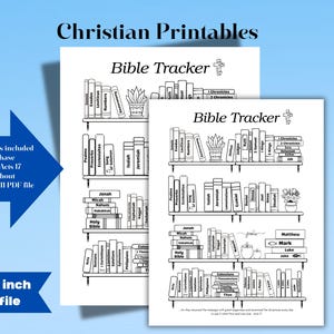 Horario de lectura de la Biblia Escrituras Salmos Rastreador bíblico Imprimibles de las Escrituras Proverbios Mateo Evangelios Imprimible cristiano 8.5 x 11 pulgadas/A4 PDF