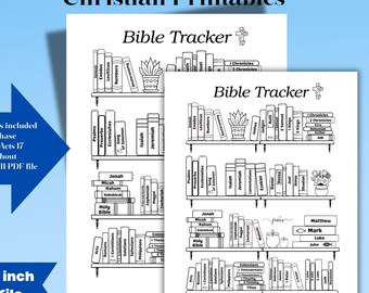 Bible Reading Schedule Scriptures Psalms Bible Tracker Scripture Printables Proverbs Matthew Gospels Christian Printable 8.5x11in/A4 PDF