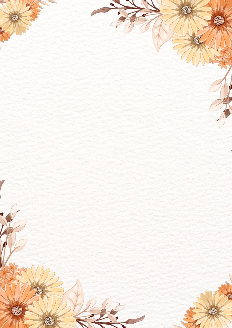 Printable Floral Stationery Printable Mother's Day Gift Printable to Do ...