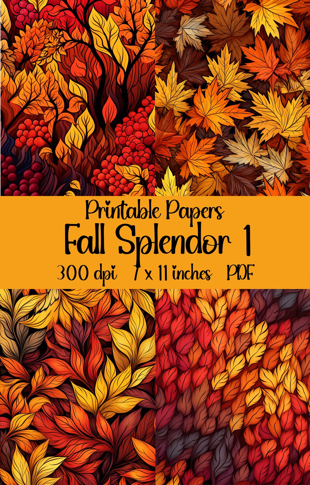 Fall Printable Paper/printable Fall Stationery/wall Art/ Etsy Fall Printable Paper/printable Fall Stationery/wall Art/ Etsy