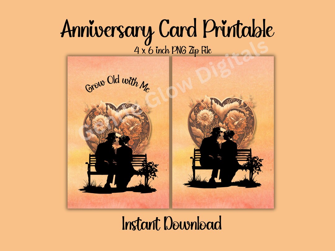 Anniversary Card Printable Valentine Card First Anniversary Printable ...
