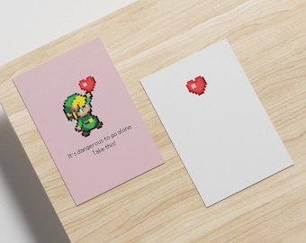 Tarjeta de San Valentín de Zelda: Regalo para gamers (Descarga digital)