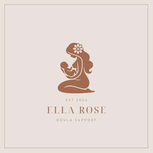 Doula Logo | Mom & Baby Logo | Maternity Logo | Customizable Logo Design | Birth Photography Logo | Breastfeeding Logo | Motherhood Logo