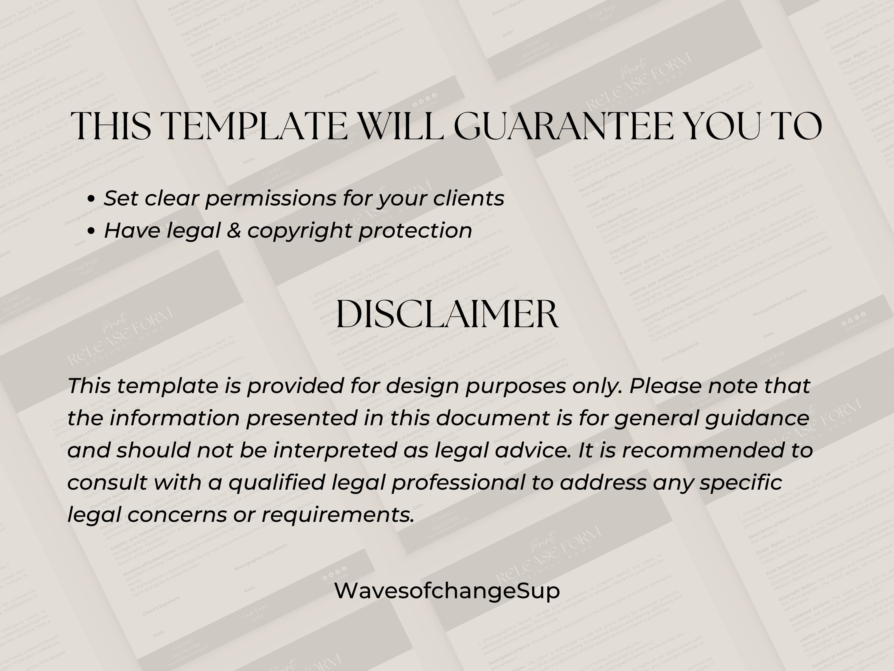 Photo print release form template model release form photography media
