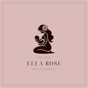 Doula Logo | Mom & Baby Logo | Maternity Logo | Customizable Logo Design | Birth Photography Logo | Breastfeeding Logo | Motherhood Logo