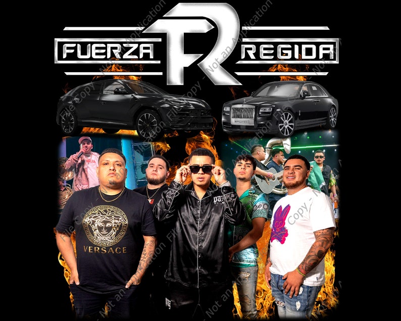 Fuerza Regida Png Ready to Print Printable Design Hiphop Etsy