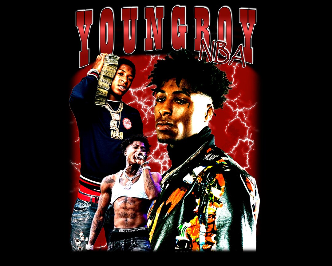 Youngboy Png, T-shirt Design, Bootleg Tees Design, Ready to Print ...