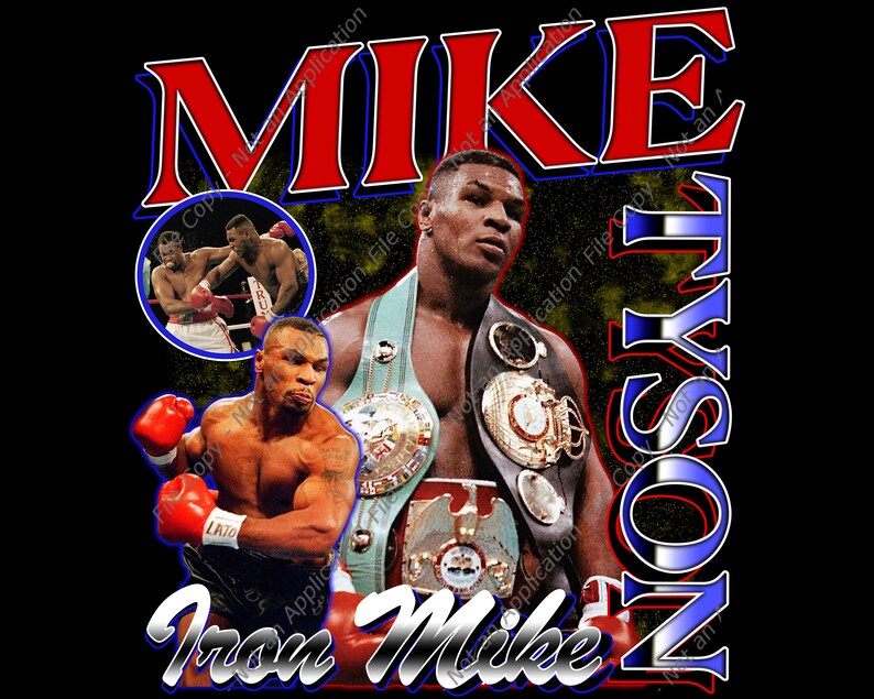 Mike Tyson Png Mike Tyson Ready to Print Printable Design - Etsy