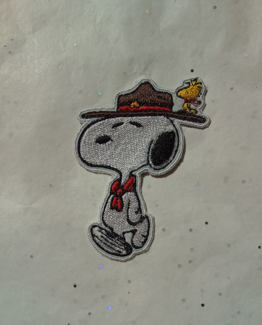 Embroidered Iron-on Patch, Snoopy Ranger Hat. 8.5 Cm X 6.5 Cm - Etsy