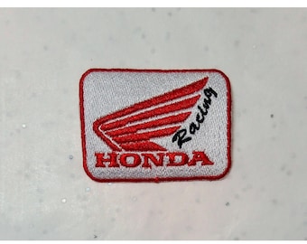 Honda Racing F1 Embroidered Iron-On Patch, 6.5 cm x 5 cm