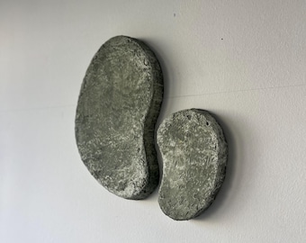 Two-Piece Sculptural Wall Art Set – Modern Minimalist Organic Shapes