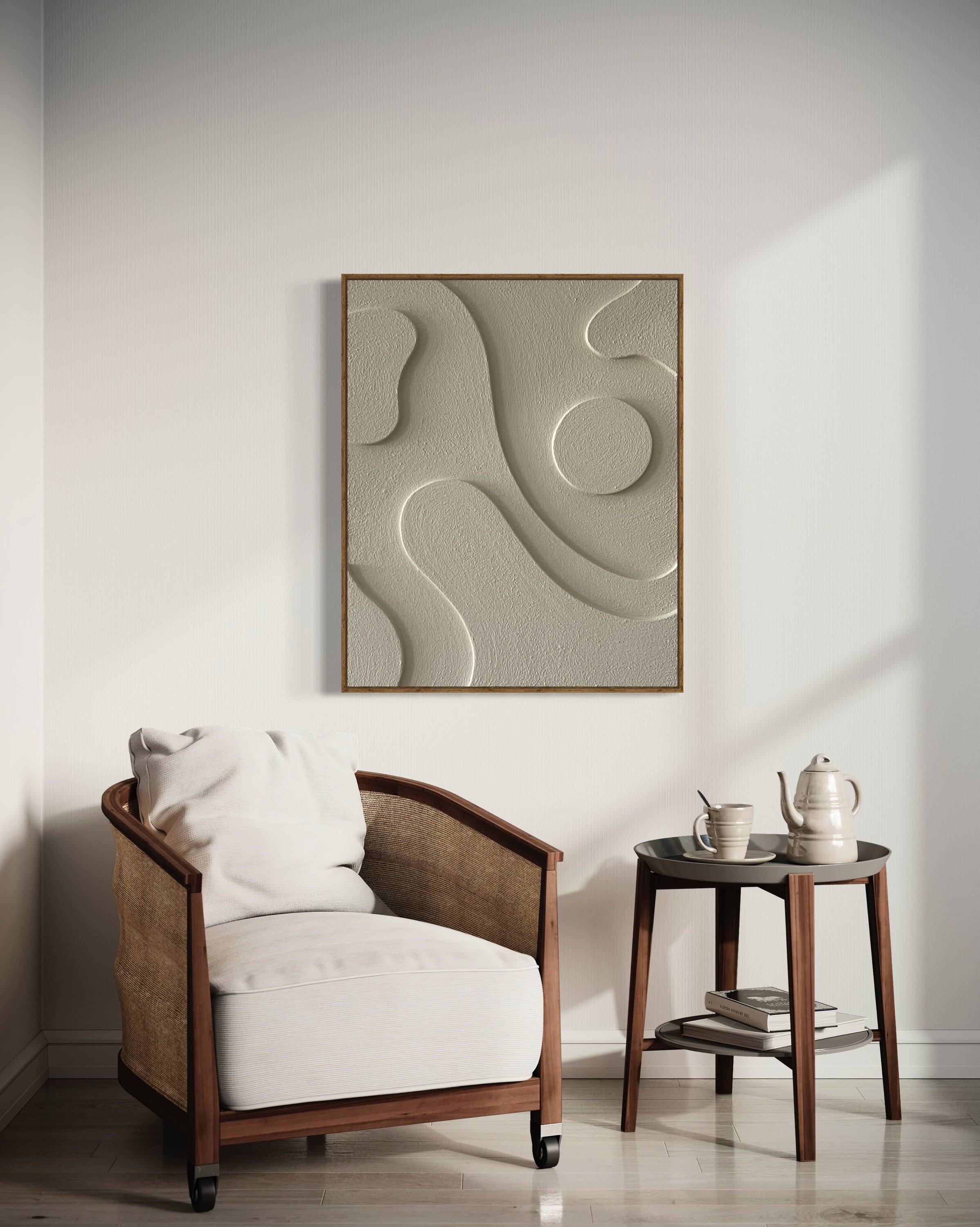 アート作品ハンドメイドArtwork relie レリーフ少女インテリア