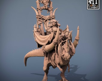 D&D Lizard King | Battle Throne