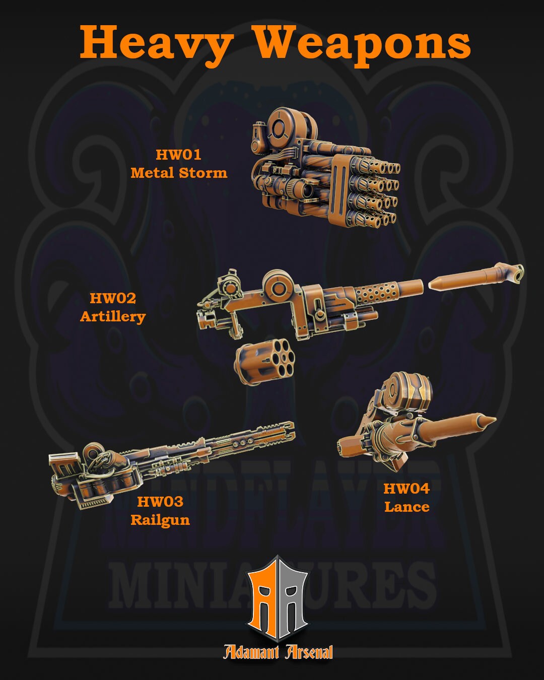 Mech Weaponry Modular Mech - Energy Weapons - Etsy
