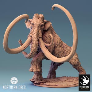 D&D Woolly Mammoth | Elephant | Oliphaunt | Rescale Miniatures