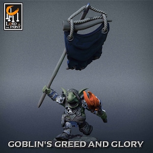D&D Goblin Support | Standard Bearer | Drummer