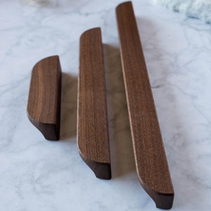 Drawer pull handles from American Walnut - Ikea Pax handles, Wood handles, Drawer handles, Cabinet pulls, Cabinet handles, Kitchen handles