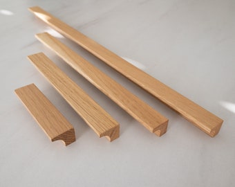 Drawer handle from Solid Oak - Pull handle, Drawer pulls, Cabinet pull, Dresser handle, Wood handle, Cabinet handle, 1000mm = 39,37"