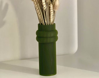 Design Bloom Vase, home decor handmade minimalist vase bohemian, wildflower modern vase fo living room, perfect gift for mother