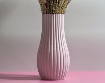 Petal Vase, home decor handmade minimalist vase bohemian, wildflower modern vase fo living room, perfect gift