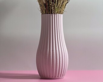 Petal Vase, home decor handmade minimalist vase bohemian, wildflower modern vase fo living room, perfect gift