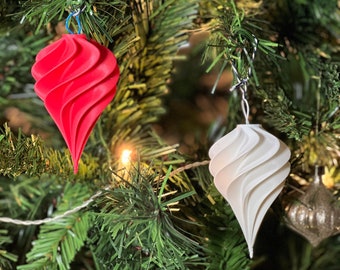 Set of 4 Christmas Ornaments, original Garland, Christmas tree ornament, ideal for Christmas decoration