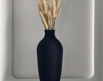 Vase - Voluta - home decor handmade minimalist vase bohemian, wildflower modern vase for living room, perfect gift