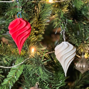 Set of 4 Christmas Ornaments, original Garland, Christmas tree ornament, ideal for Christmas decoration image 1
