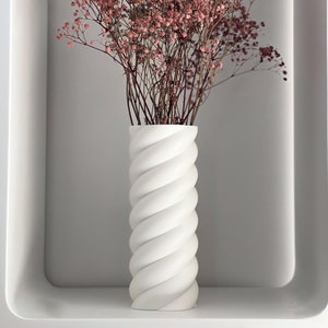 Vase - Cocoon - home decor handmade minimalist vase bohemian, wildflower modern vase for living room, perfect gift