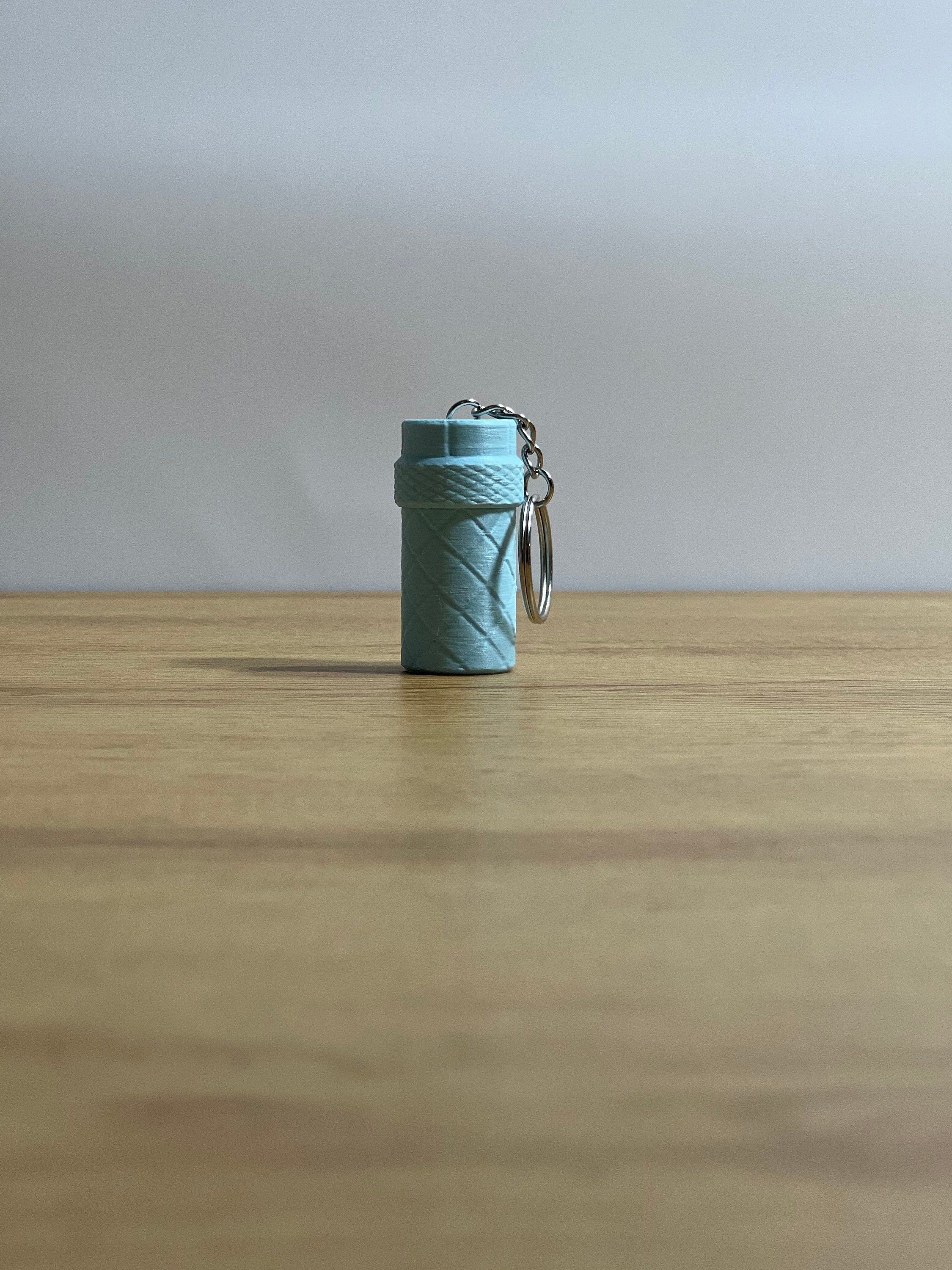 Porte-clés Capsule Souvenir Pour Poils De Chat - Boîte Transparente Pour Fourrure Et Moustaches D'Animal