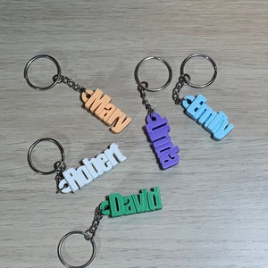 Porte-clés cadeau personnalisé, porte clés, porte clés pour amis, cadeau d'anniversaire, accessoire personnalisé, pour voyage