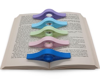 Reading Ring Page Holder - Eco-Friendly Reading Accessory for Paperbacks and Large Books - Lightweight Reading Support - 2 Pieces