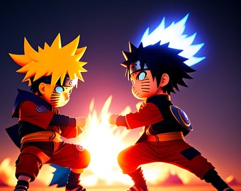 Arte de pared imprimible anime