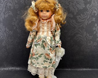 Vintage Porcelain Doll Nora – Gentle Companion Spirit, Positive Energy, Emotional Support Presence