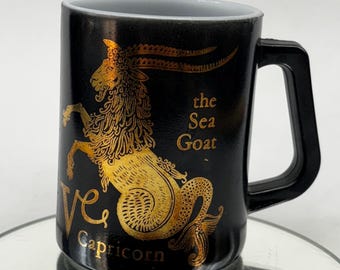 Eidgenössischer Steinbock Glasbecher, Sternzeichen-Astrologie Geschenk