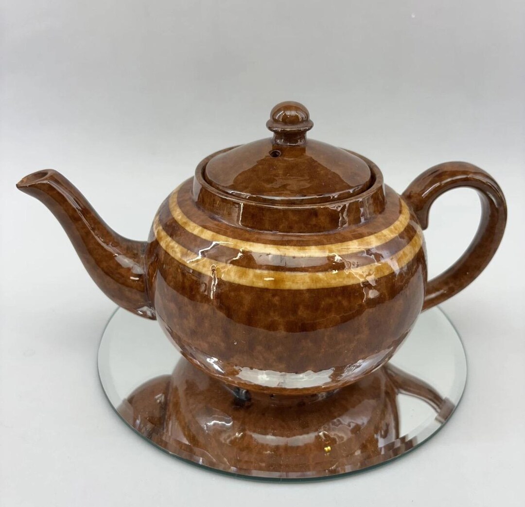 thehighlights＊pot'teddybrown Rockingham Brown Teapot, 10 Cup - The Gourmet Warehouse