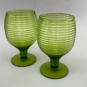 Antique Green Glasses Drinking - Etsy