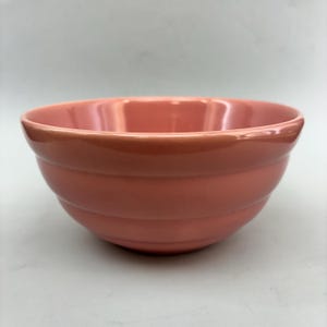 BAUER POTTERY Pasta Bowl Pink 大鉢 Pink Peach Bauer Pottery Nesting Mixing Bowl 8” - Etsy