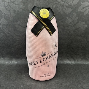 MOET&CHANDON | French insulated case for Moët et Chandon champagne bottle with carrying handle | Champagne Reims Made in France 2000